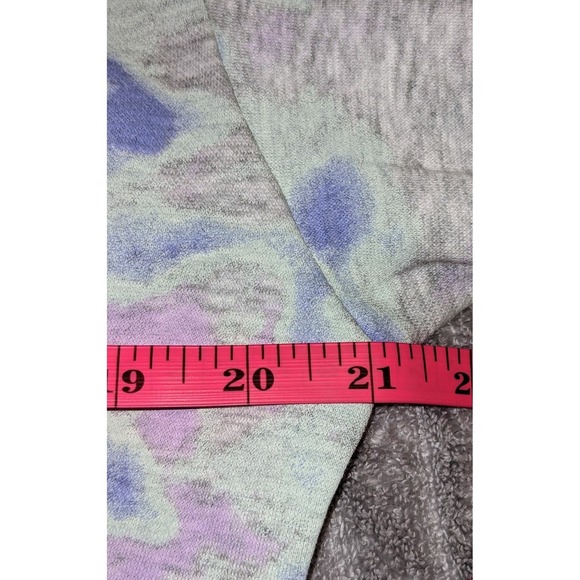 H&M Long Beach‎ Tie Dye Sweatshirt Girls Pullover Crew Neck Pastel Y2K  L 10/12 - Picture 7 of 8